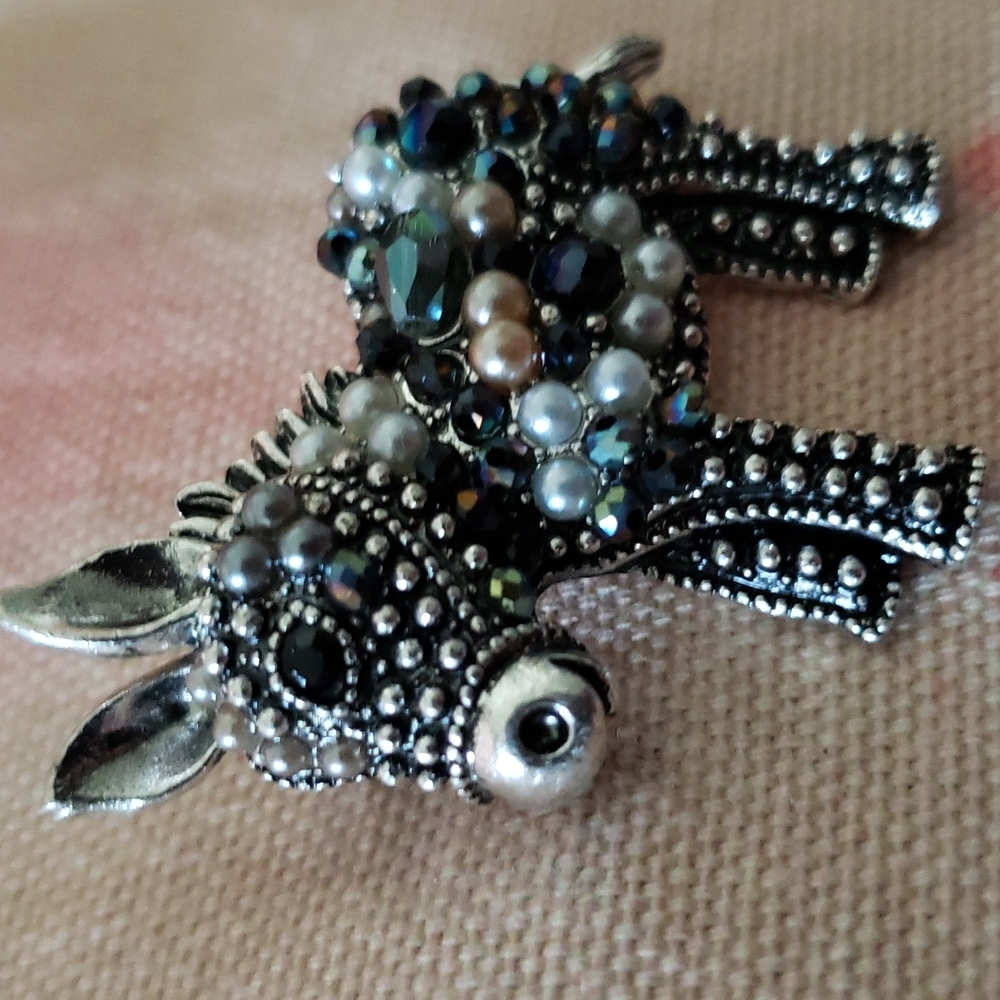 Donkey Brooch. Donkey Pin. Burro - Picture 3 of 10